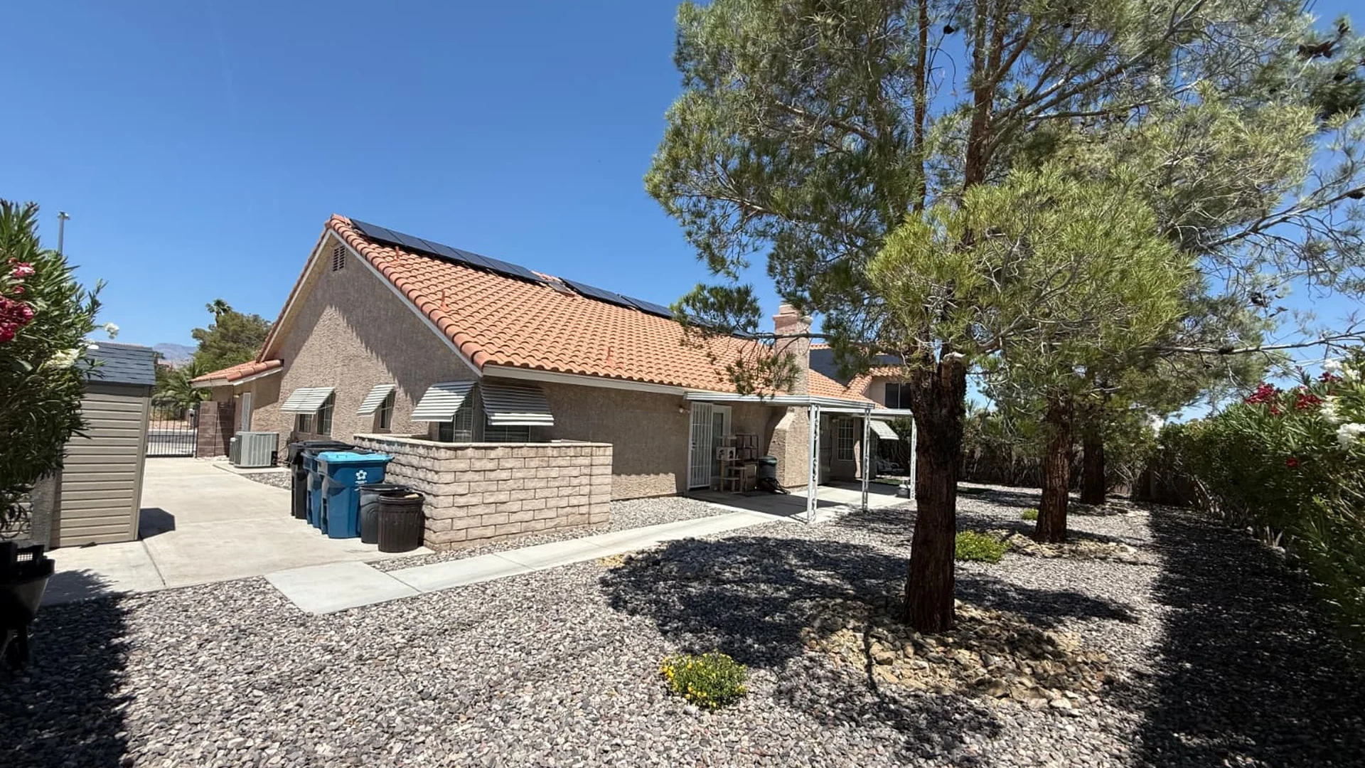 Residencia con exteriores amplios en Las Vegas, Nevada