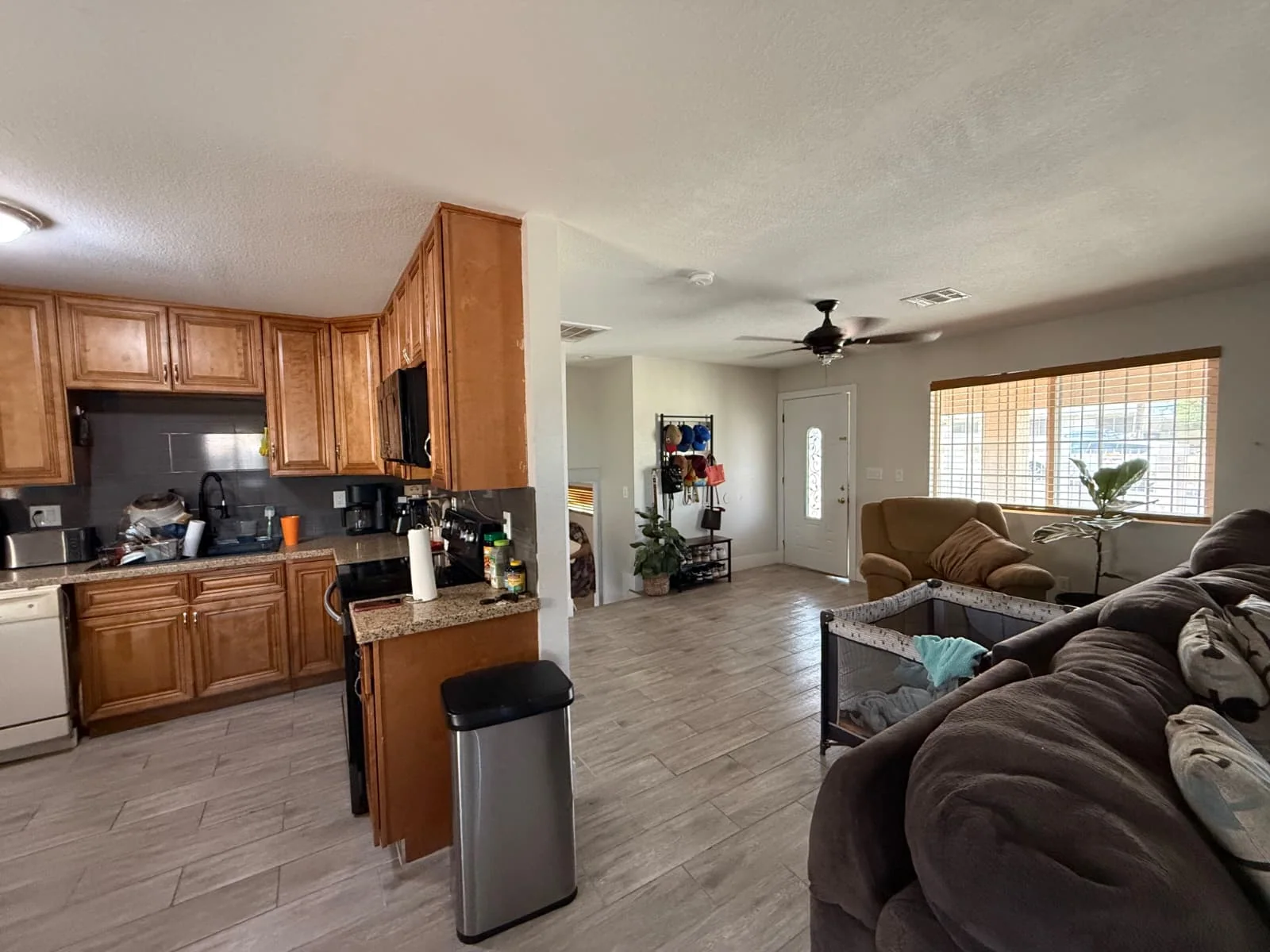 Interior view of the Recco Avenue residence